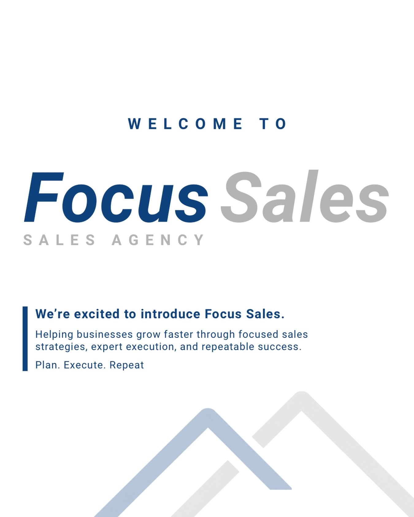 Focus Sales Instagram — Welcome to Focus Sales